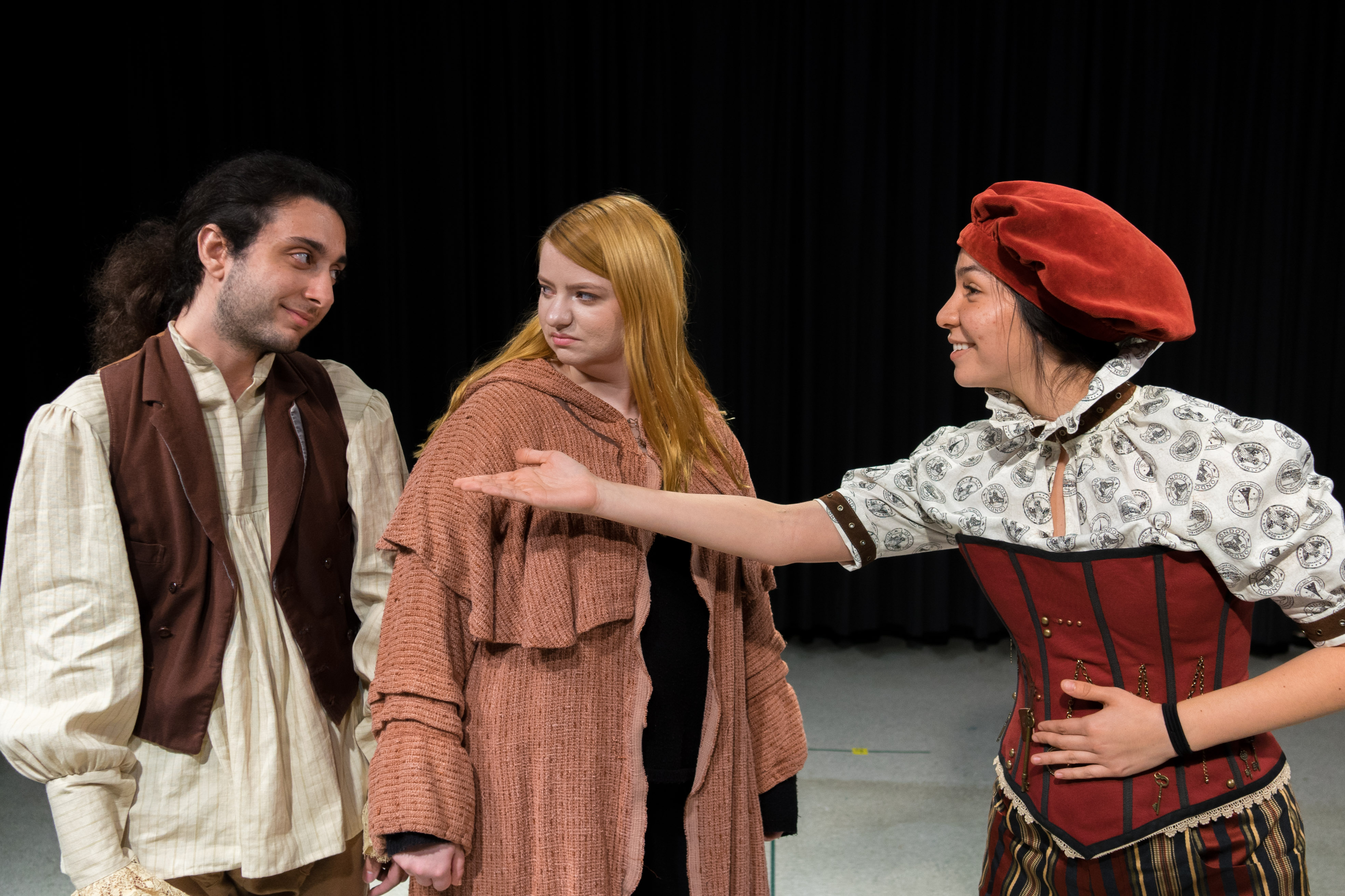 Students perform in "As You Like It" at Chaffey College.