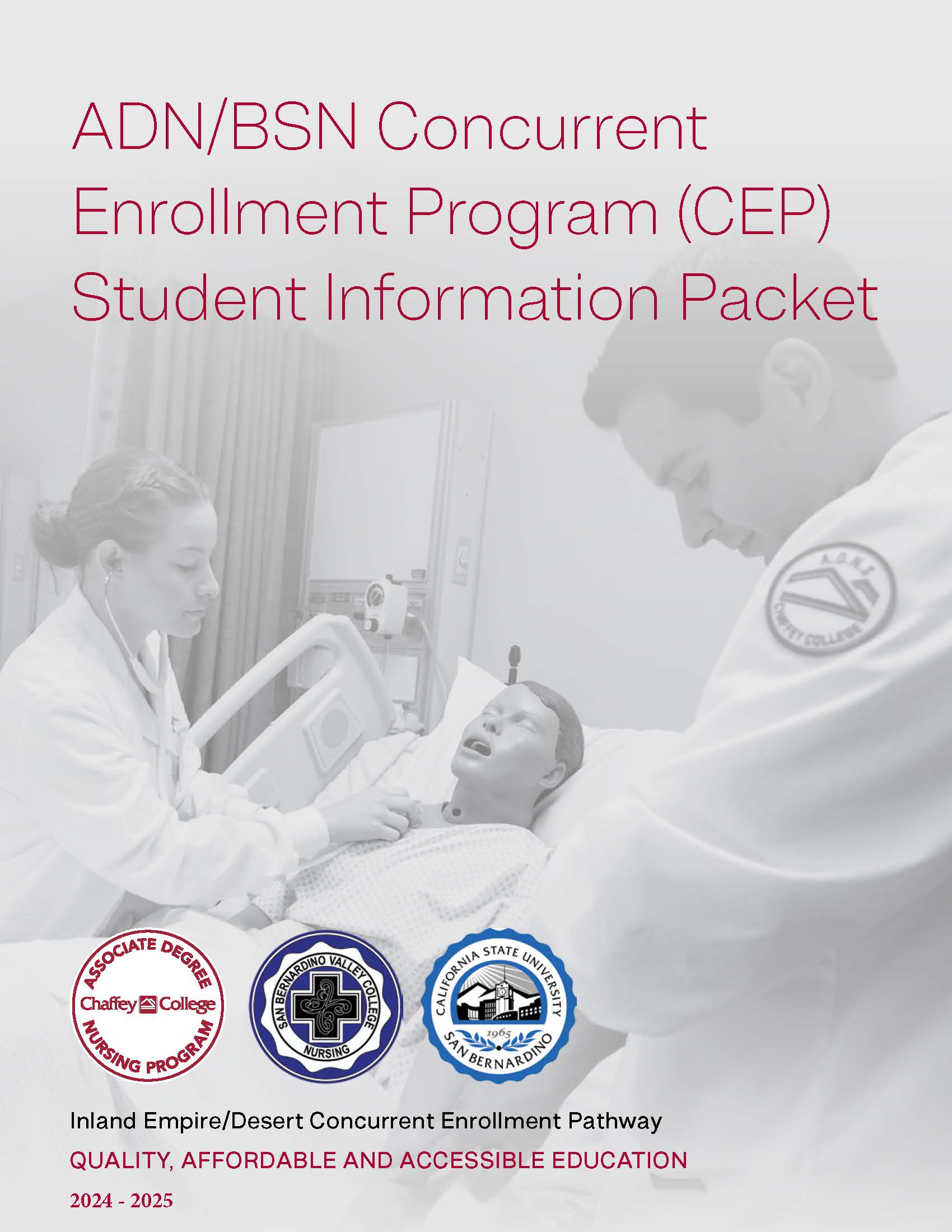 ADN-BSN Concurrent Enrollment Program cover