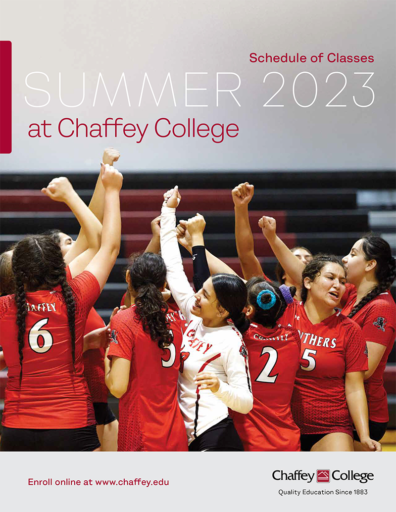 Schedule Of Classes | Register | Chaffey College