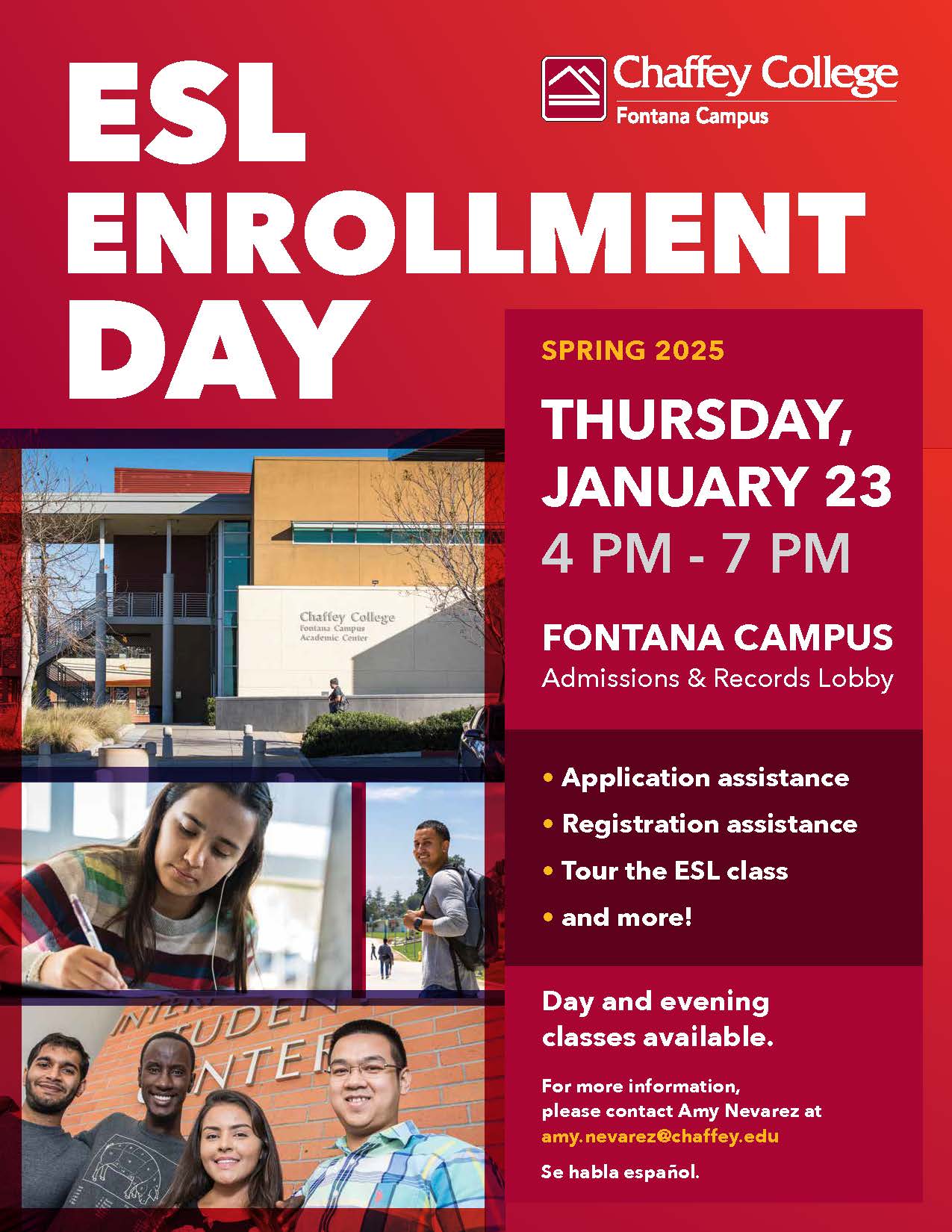 Fontana ESL Enrollment Day