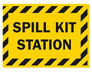 spill kit stattion sign