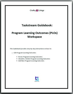 Edit Program Learning Outcomes