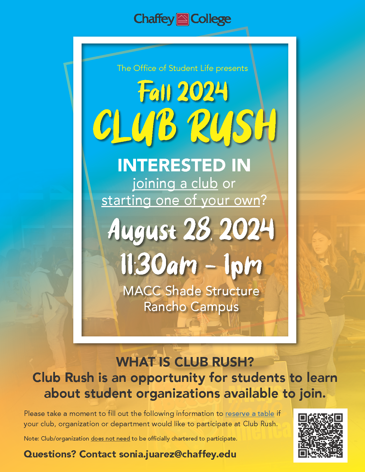 Fall Club Rush